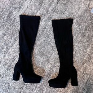COPY - Mix no.6 knee-high heals, women’s 7.5